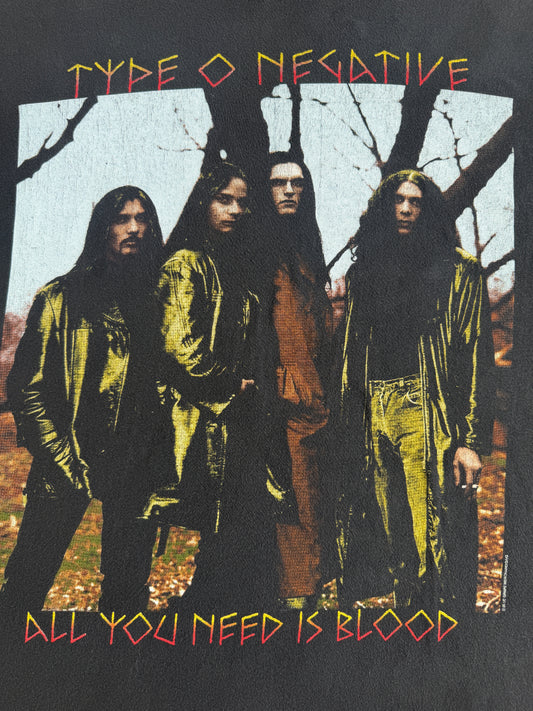 1990s Type O Negative "All You Need Is Blood" Band Tee