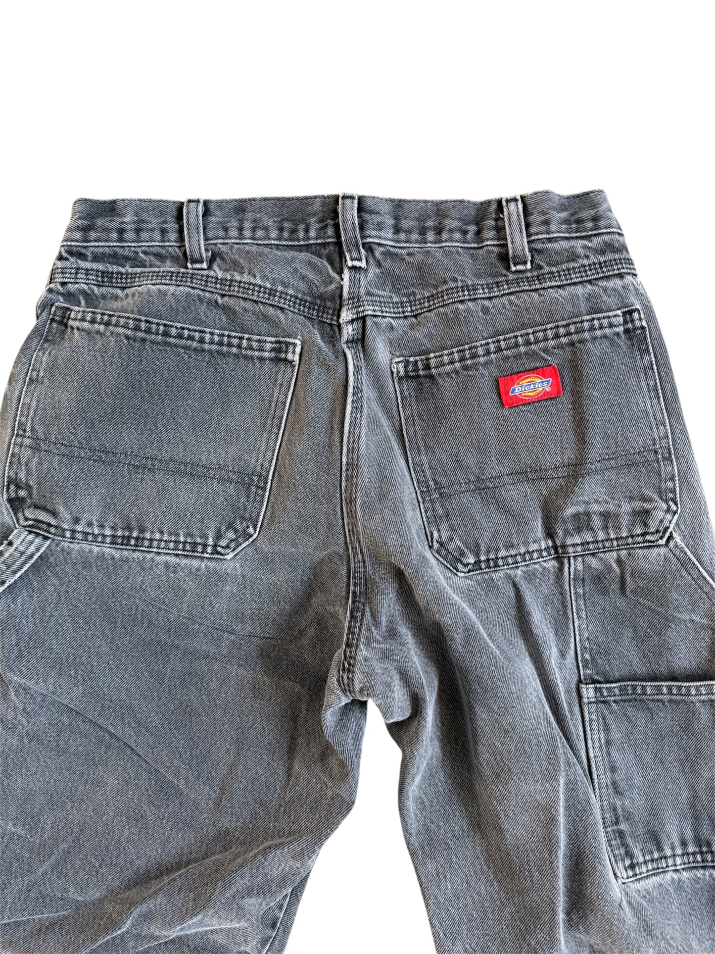 1900s Vintage Dickies Faded Black Work Pants