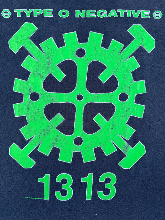 1990s Type O Negative 1313 "Blood Sweat And Gears" Tour Band Tee