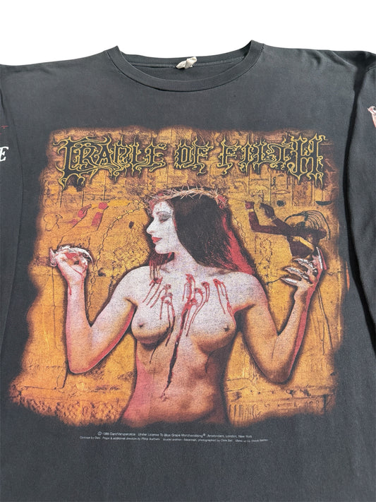 1990s Cradle Of Filth "Praise The Whore" Band Long Sleeve