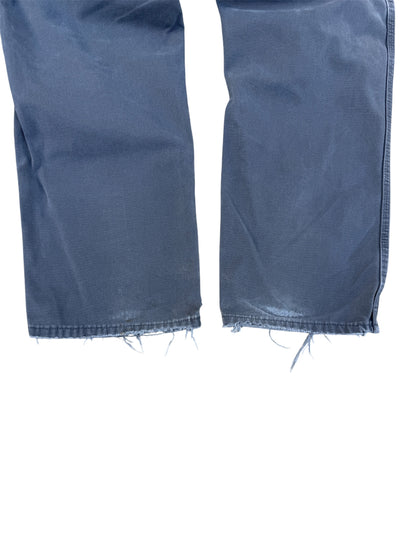 2000s Vintage Faded Dickies Grey Work Pants