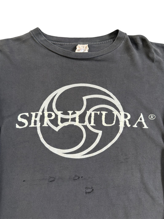 1990s Sepultura"Against" Band Long Sleeve