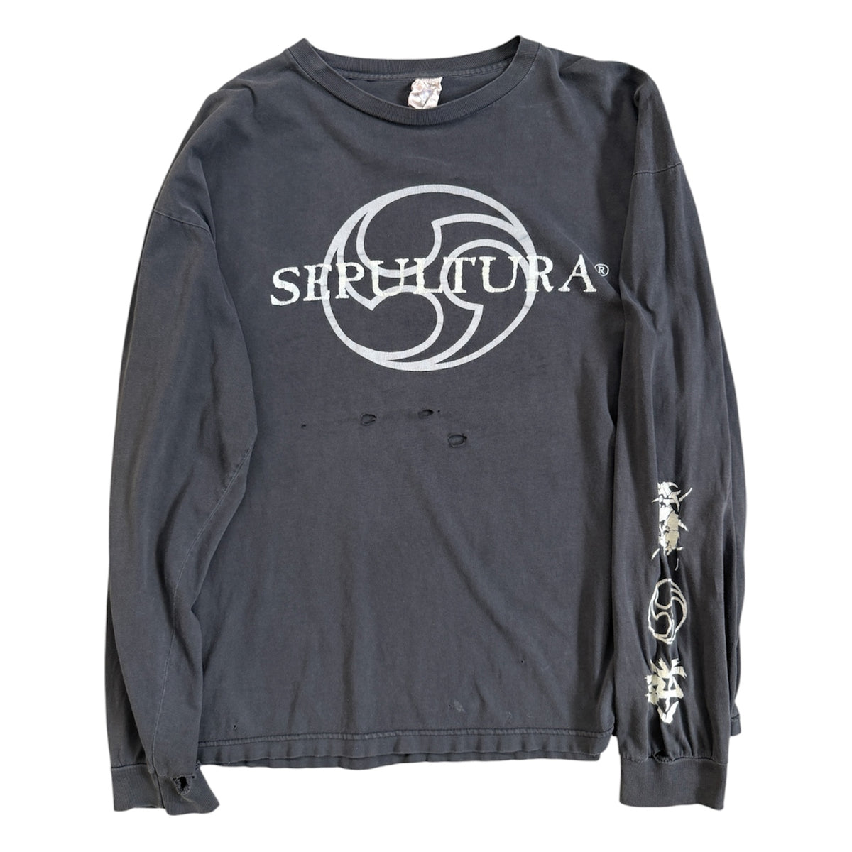 1990s Sepultura"Against" Band Long Sleeve