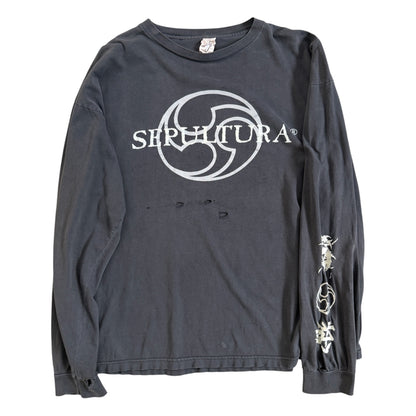 1990s Sepultura"Against" Band Long Sleeve