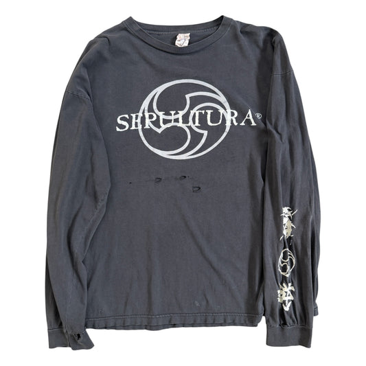 1990s Sepultura"Against" Band Long Sleeve