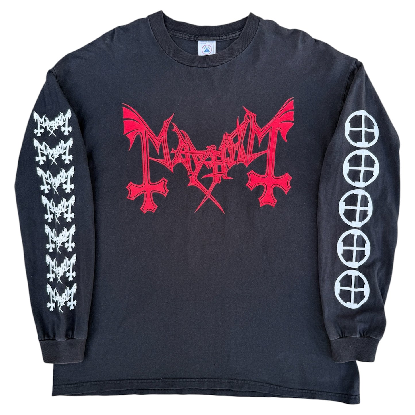 1990s Mayhem "True Norwegian Black Metal" Band Long Sleeve