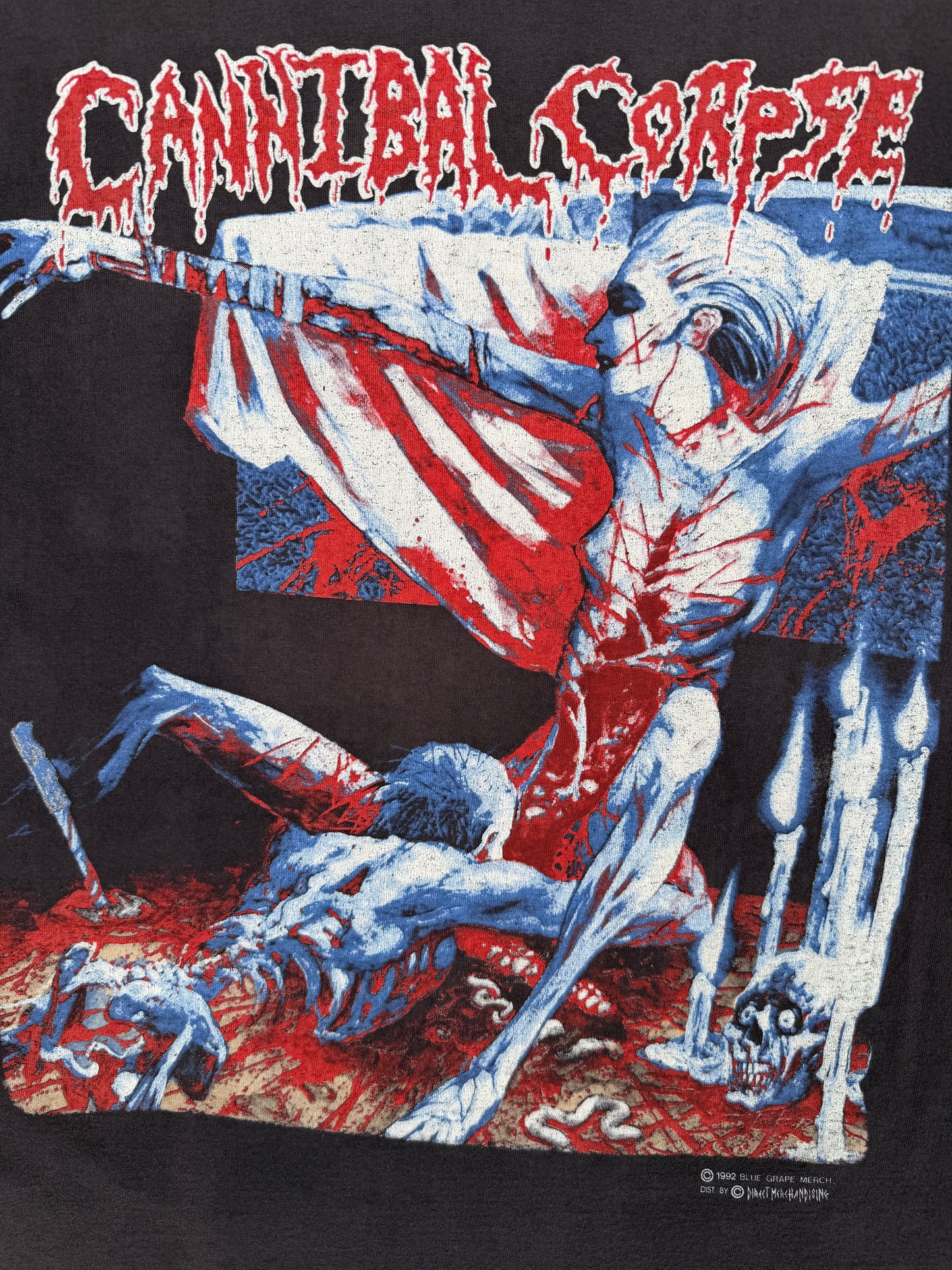1990s Cannibal Corpse "Tomb Of The Mutilated" U.S Tour Band Tee