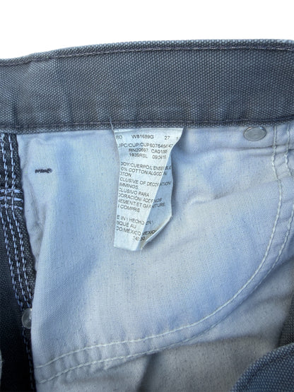 2000s Vintage Faded Dickies Grey Work Pants