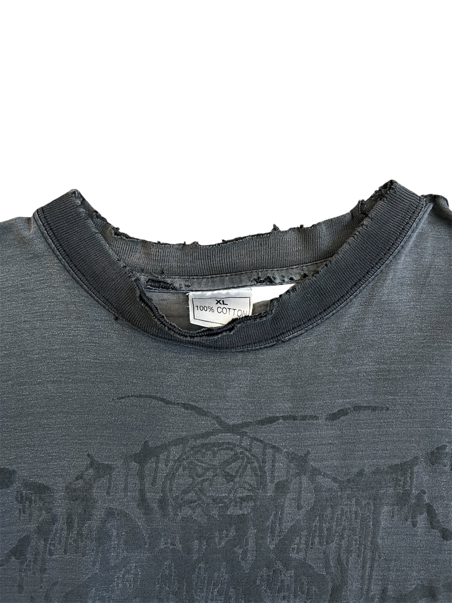 1990s Darkthrone "True Norwegian Black Metal" Cut-Off Band Tee