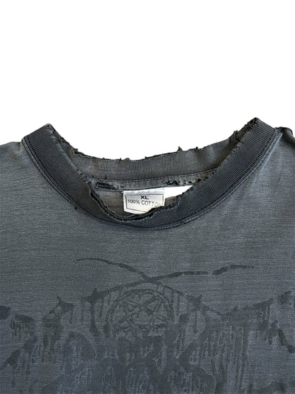 1990s Darkthrone "True Norwegian Black Metal" Cut-Off Band Tee