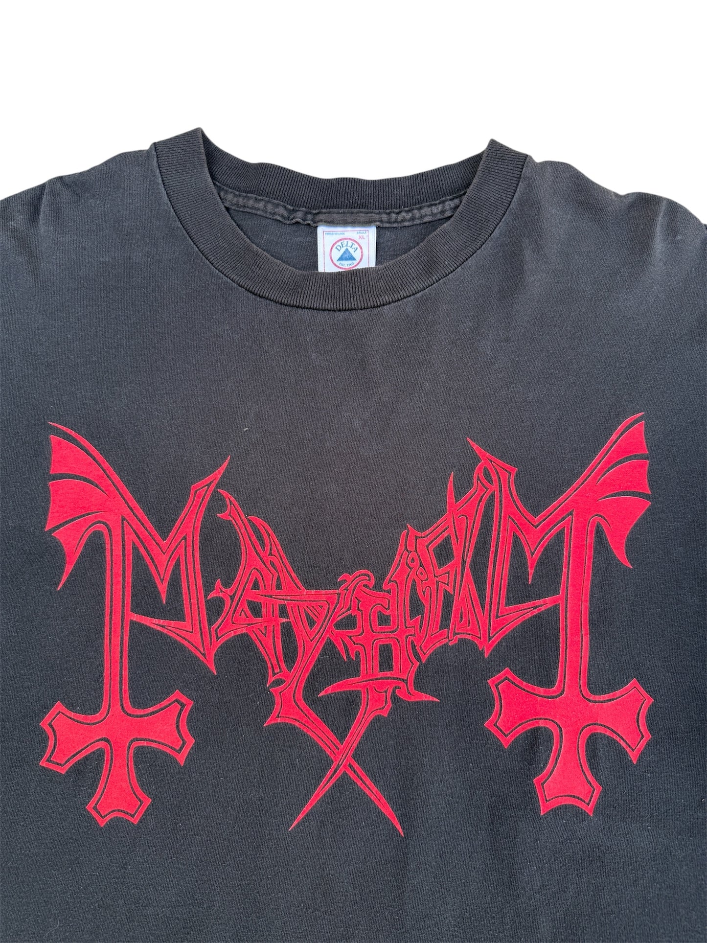 1990s Mayhem "True Norwegian Black Metal" Band Long Sleeve