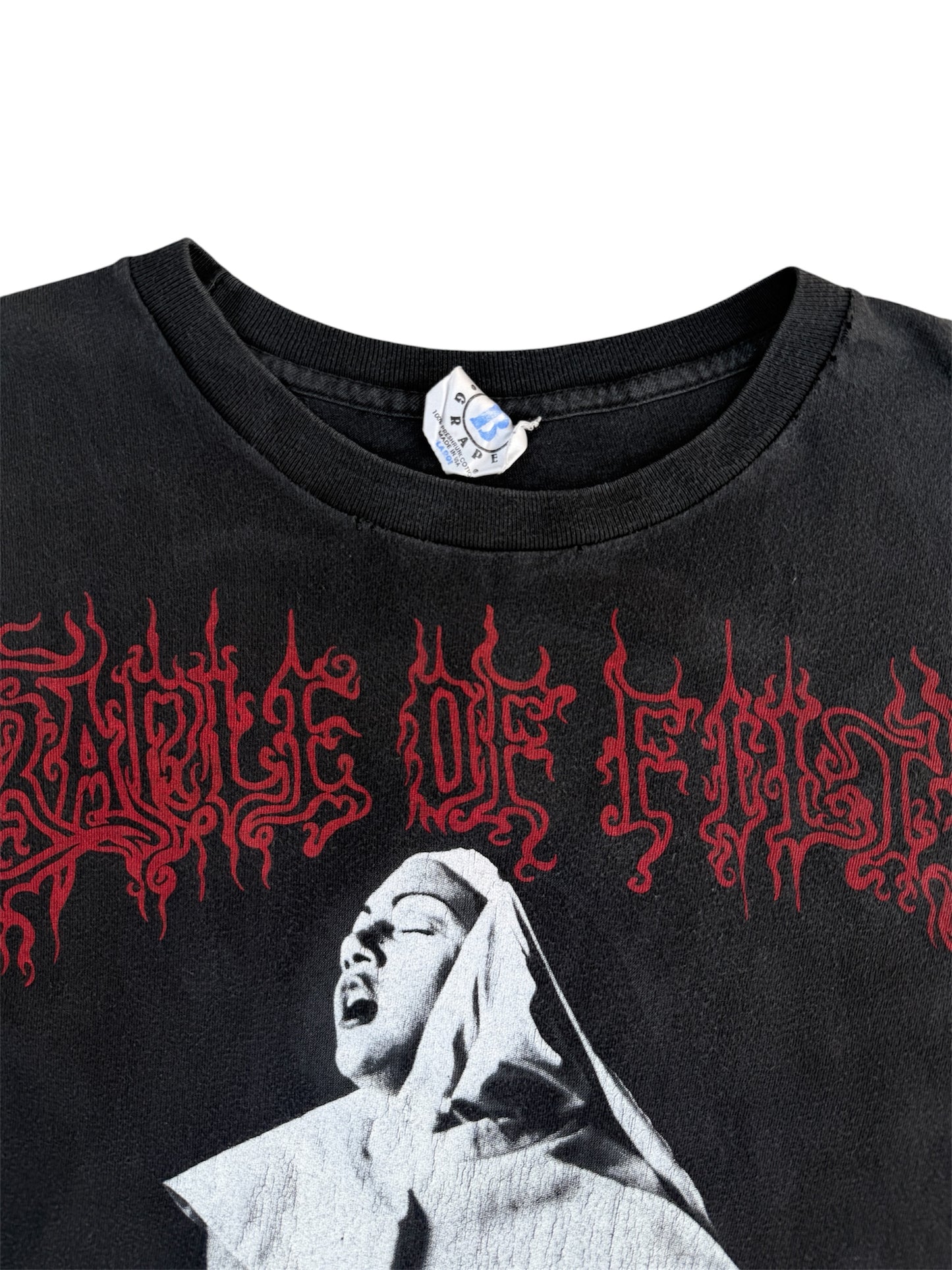1990s Cradle Of Filth "Vestal Masturbation" Band Tee