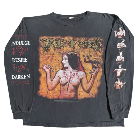1990s Cradle Of Filth "Praise The Whore" Band Long Sleeve