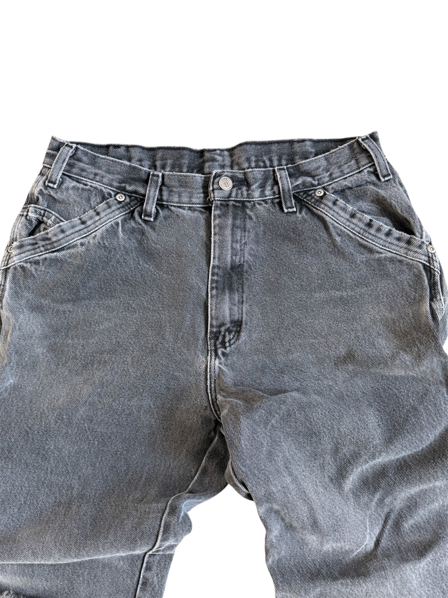 1900s Vintage Dickies Faded Black Work Pants