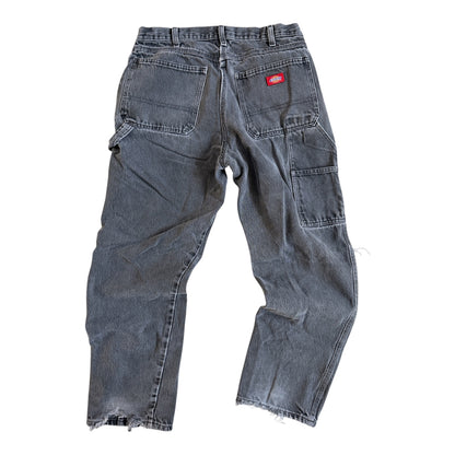 1900s Vintage Dickies Faded Black Work Pants