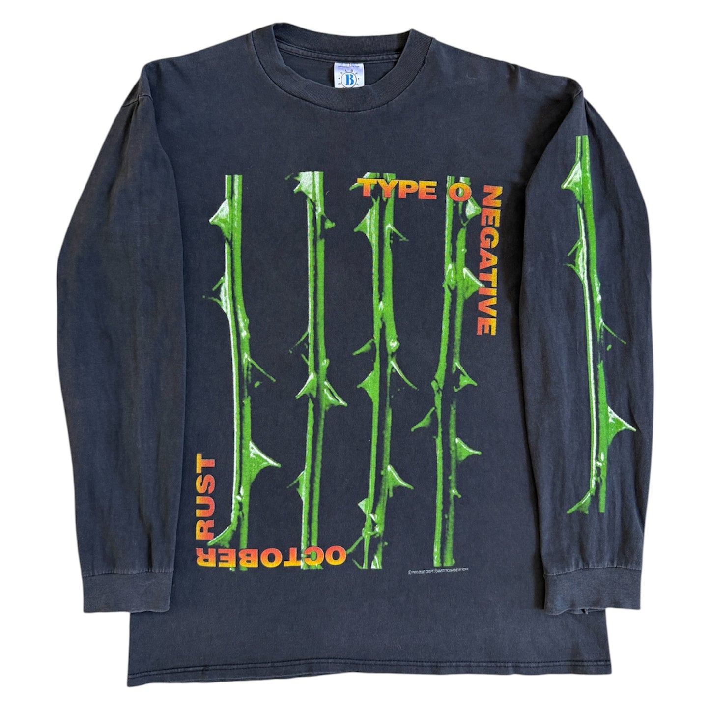 1990s Type O Negative "October Rust" Band Long Sleeve