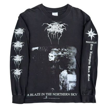 1990s Darkthrone "A Blaze In The Northern Sky" Band Long Sleeve