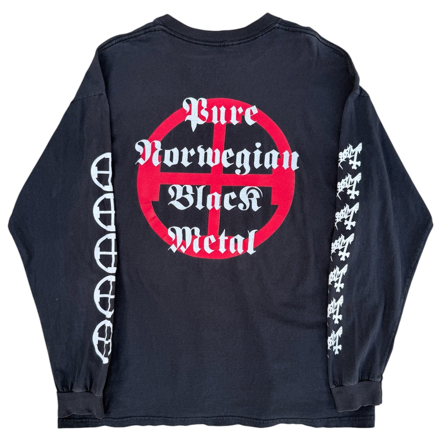 1990s Mayhem "True Norwegian Black Metal" Band Long Sleeve