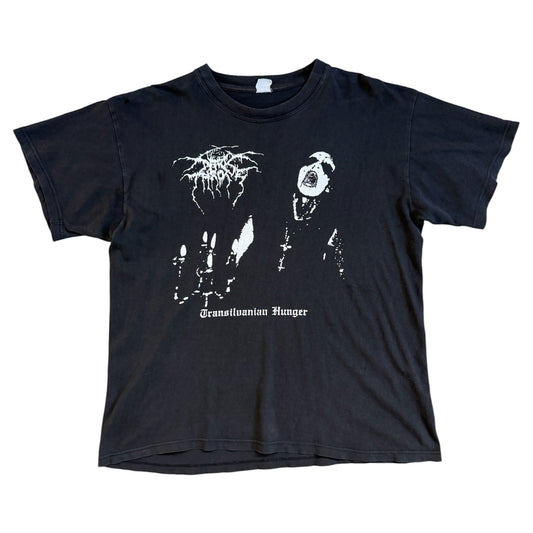 1990s Darkthrone "Transilvanian Hunger" Euro Bootleg Band Tee