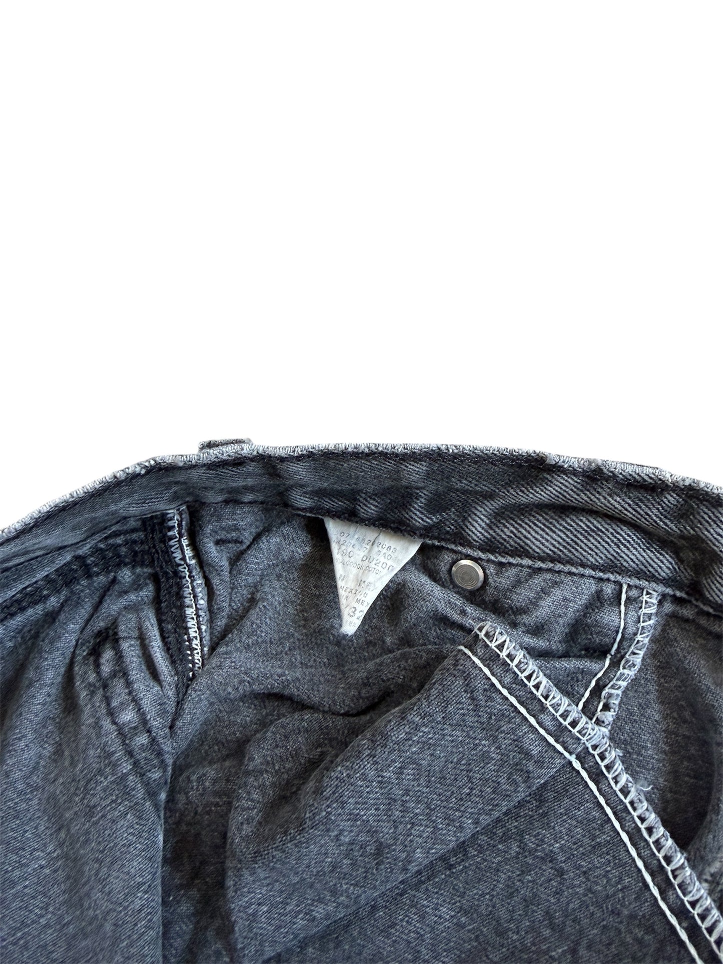 1900s Vintage Dickies Faded Black Work Pants