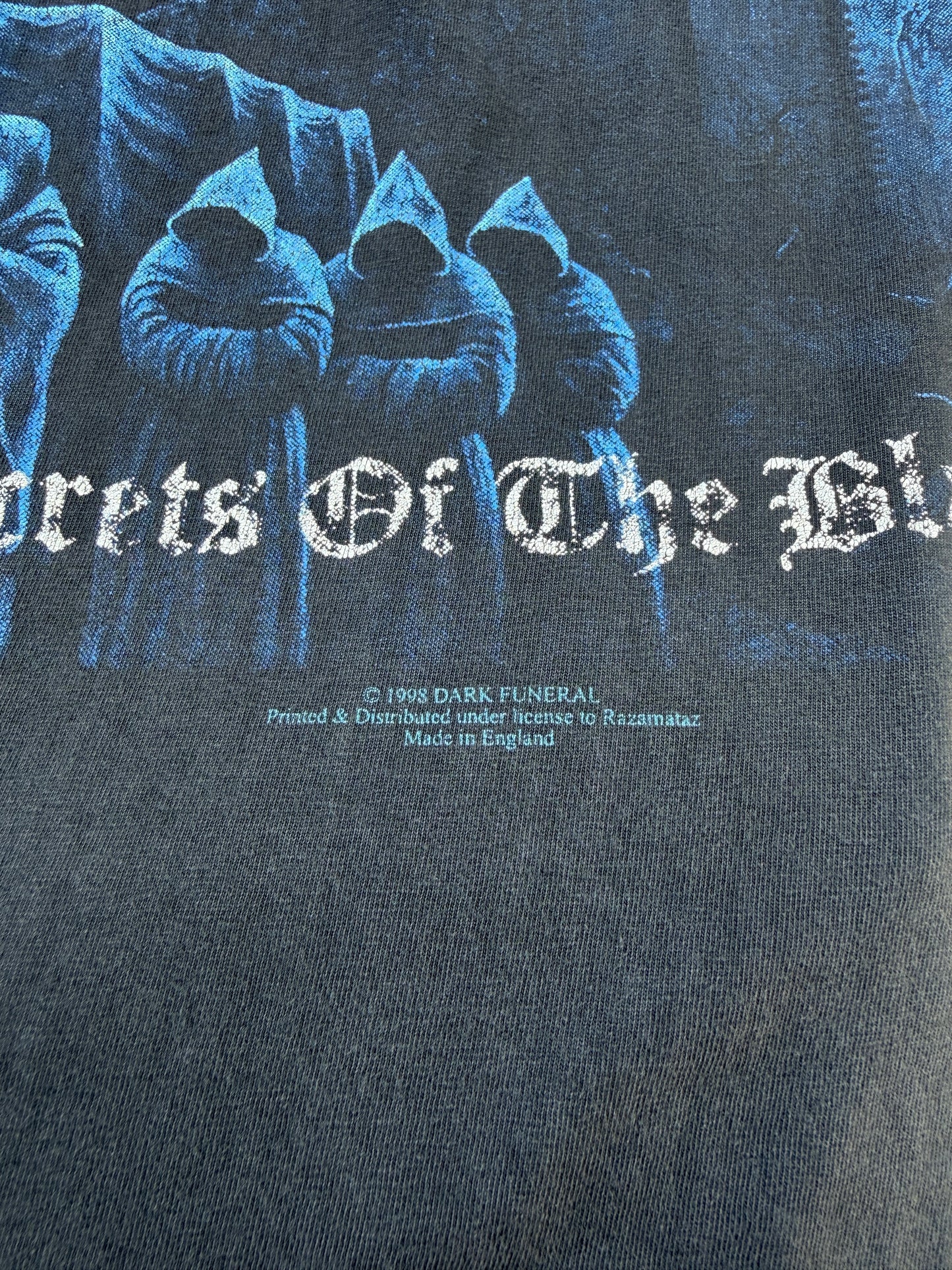 1990s Dark Funeral "The Secrets Of The Black Arts" Band Tee