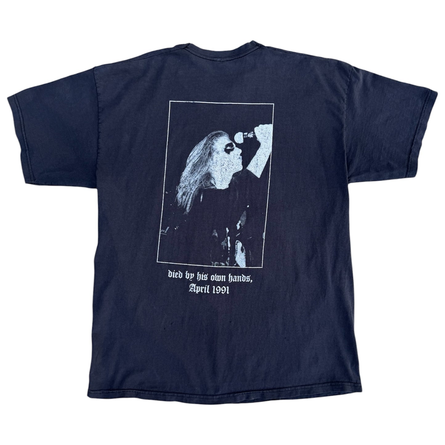 1990s Mayhem 'Dead' "Died By His Own Hands" Band Tee