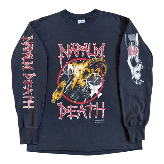 1990s Napalm Death Band Long Sleeve