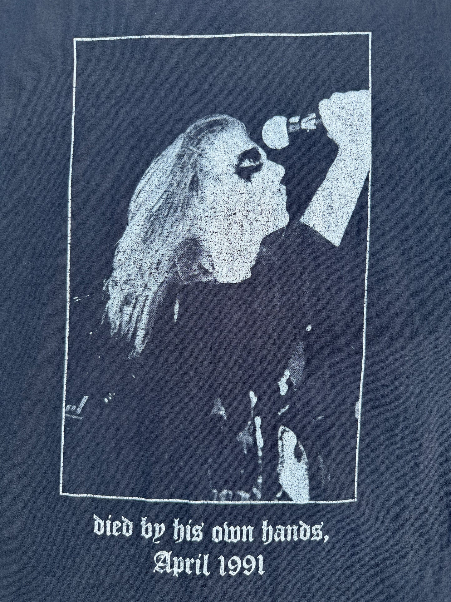1990s Mayhem 'Dead' "Died By His Own Hands" Band Tee