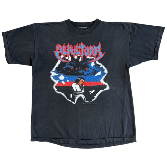 1990s Sepultura "Schizophrenia" Band Tee