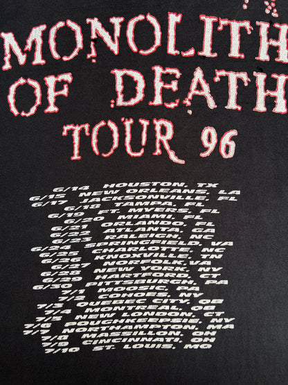 1990s Cannibal Corpse Vile "Monolith Of Death" US Tour Band Long Sleeve