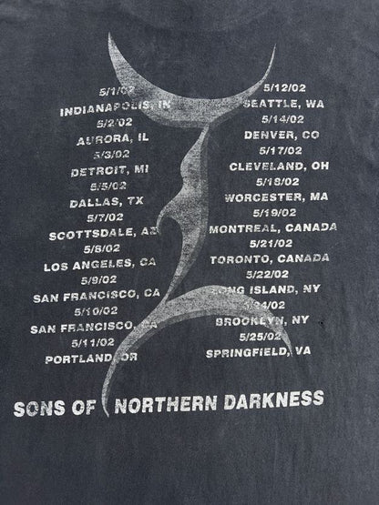 2000s Immortal "Sons Of Northern Darkness" Tour Band Tee
