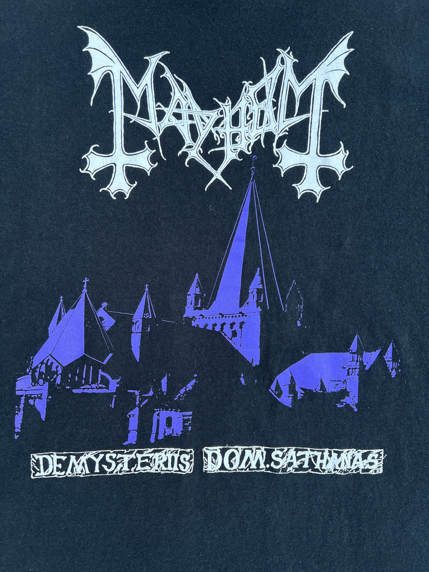 2000s Mayhem "De Mysteriis Dom Sathanas" Band Tee