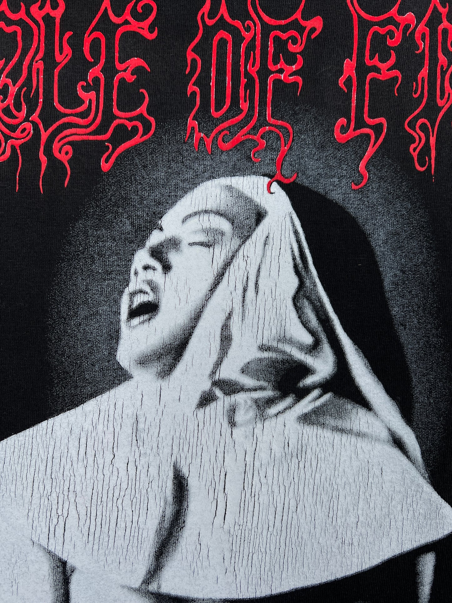 1990s Cradle Of Filth "Vestal Masturbation" Band Long Sleeve