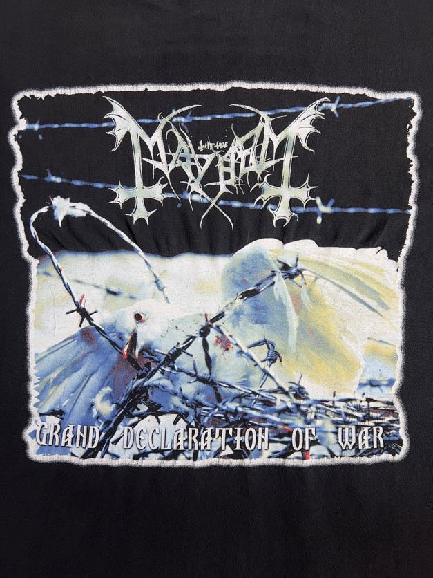 2000s Mayhem "Grand Declaration Of War" Band Tee