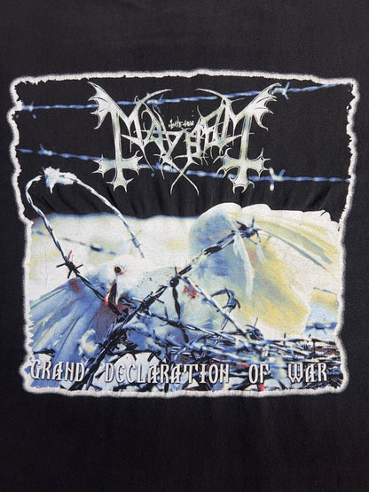 2000s Mayhem "Grand Declaration Of War" Band Tee
