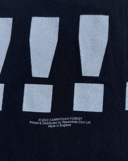 2000s Carpathian Forest "Fuck You All" Band Tee