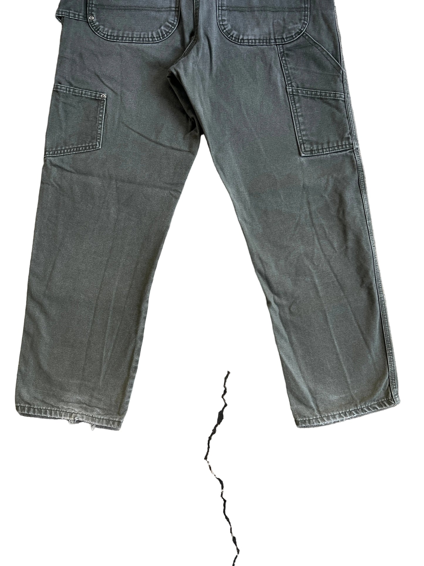 2000s Vintage Military Green Dickies Work Pants