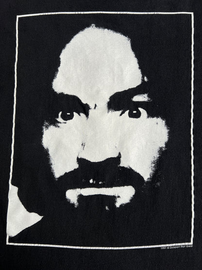 1990s Charles Manson "Charlie Don't Surf" Tee