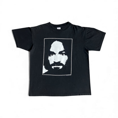 1990s Charles Manson "Charlie Don't Surf" Tee