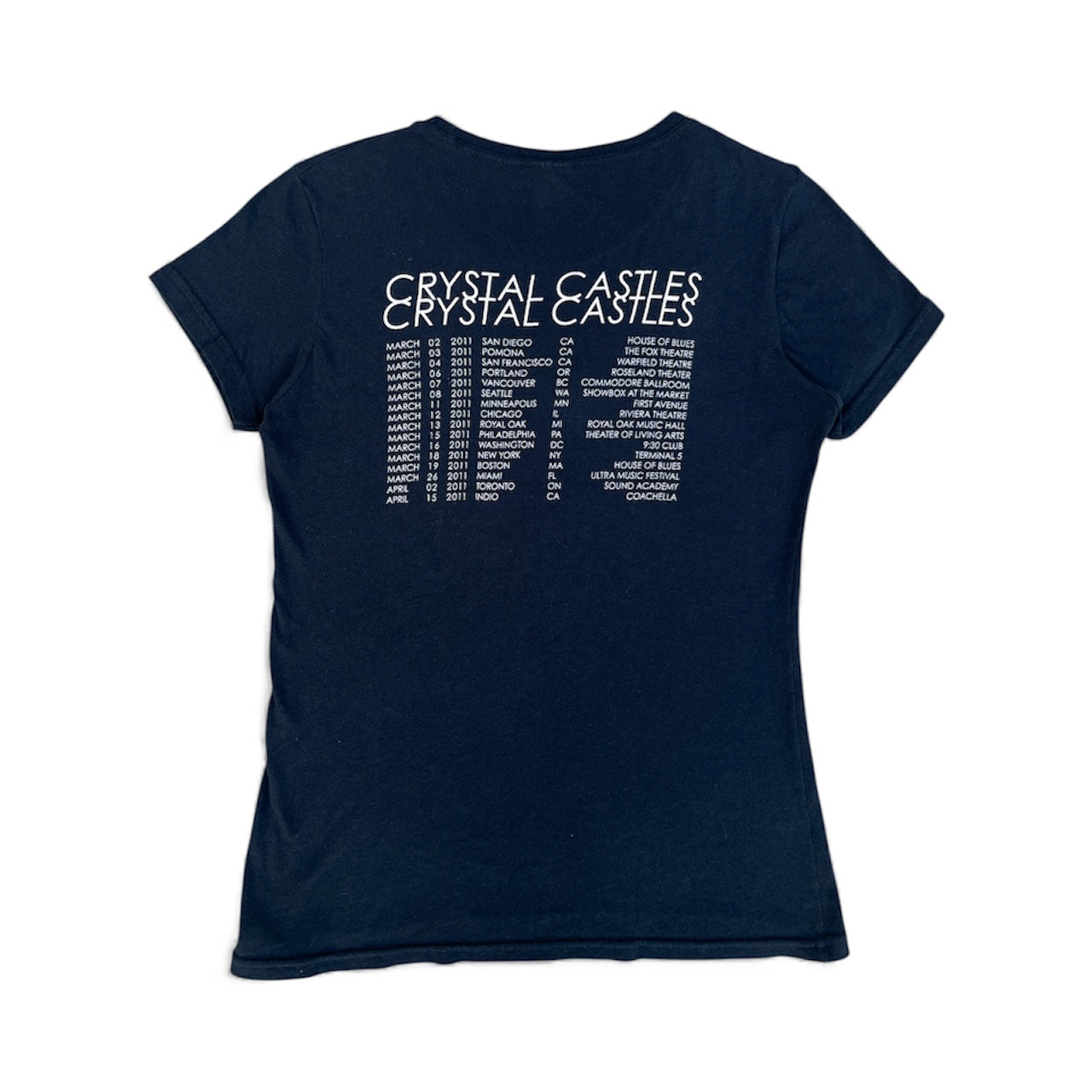 2010s Crystal Castles "(ii)" Tour Band Tee