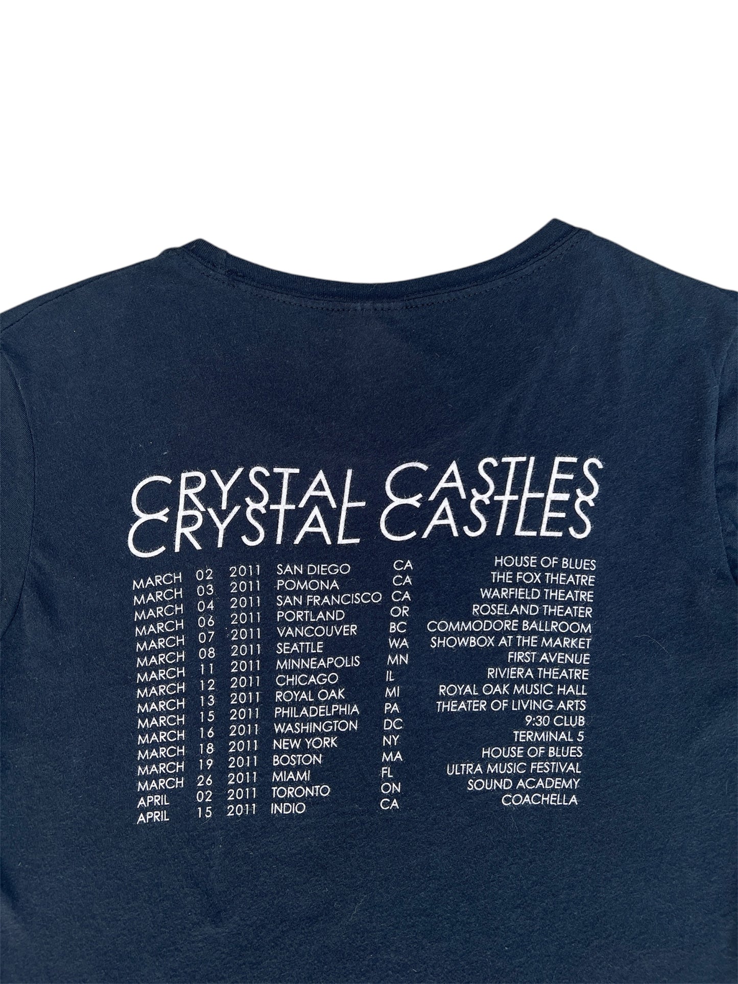 2010s Crystal Castles "(ii)" Tour Band Tee