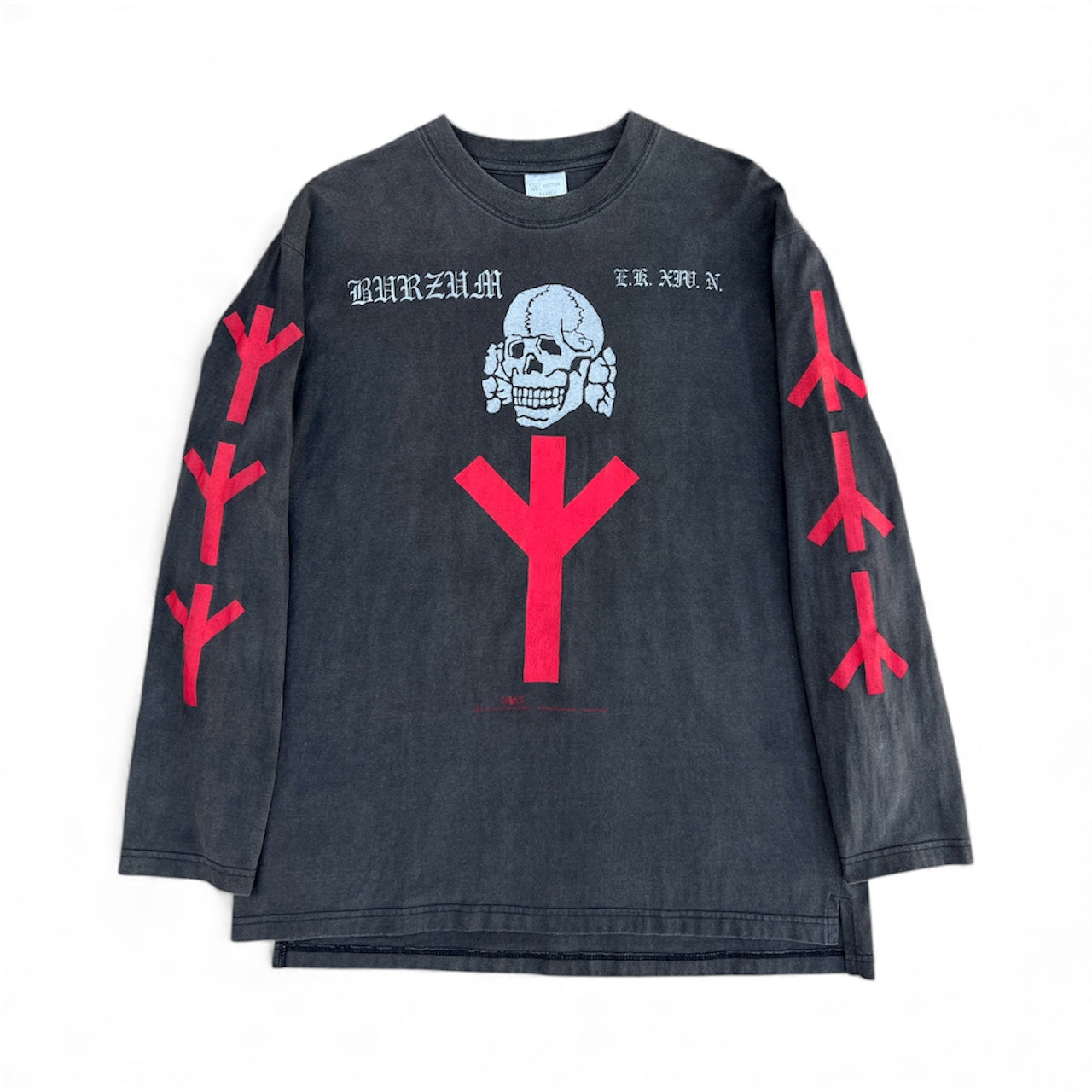 1990s Burzum "Support Your Local E*nsatz-Kommando" Band Long Sleeve