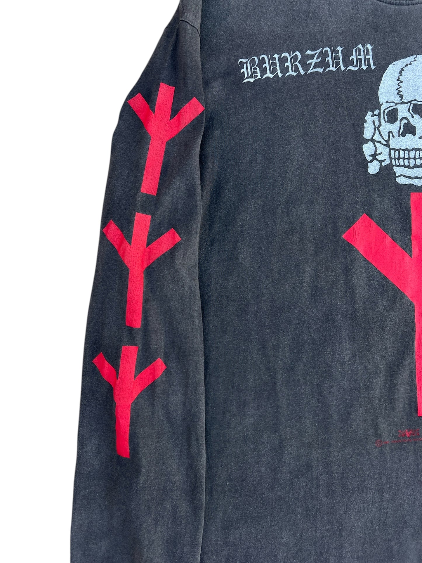 1990s Burzum "Support Your Local E*nsatz-Kommando" Band Long Sleeve