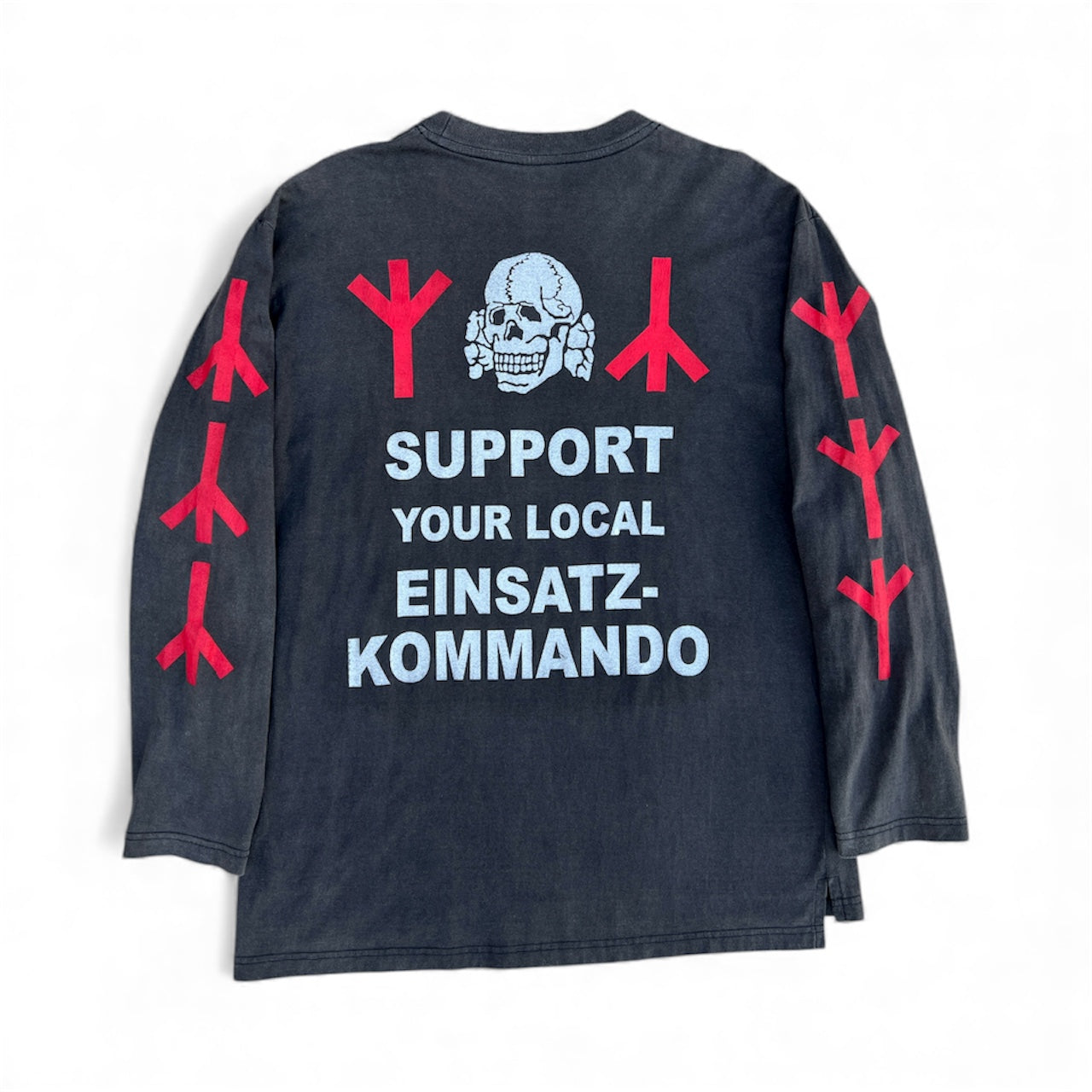 1990s Burzum "Support Your Local E*nsatz-Kommando" Band Long Sleeve