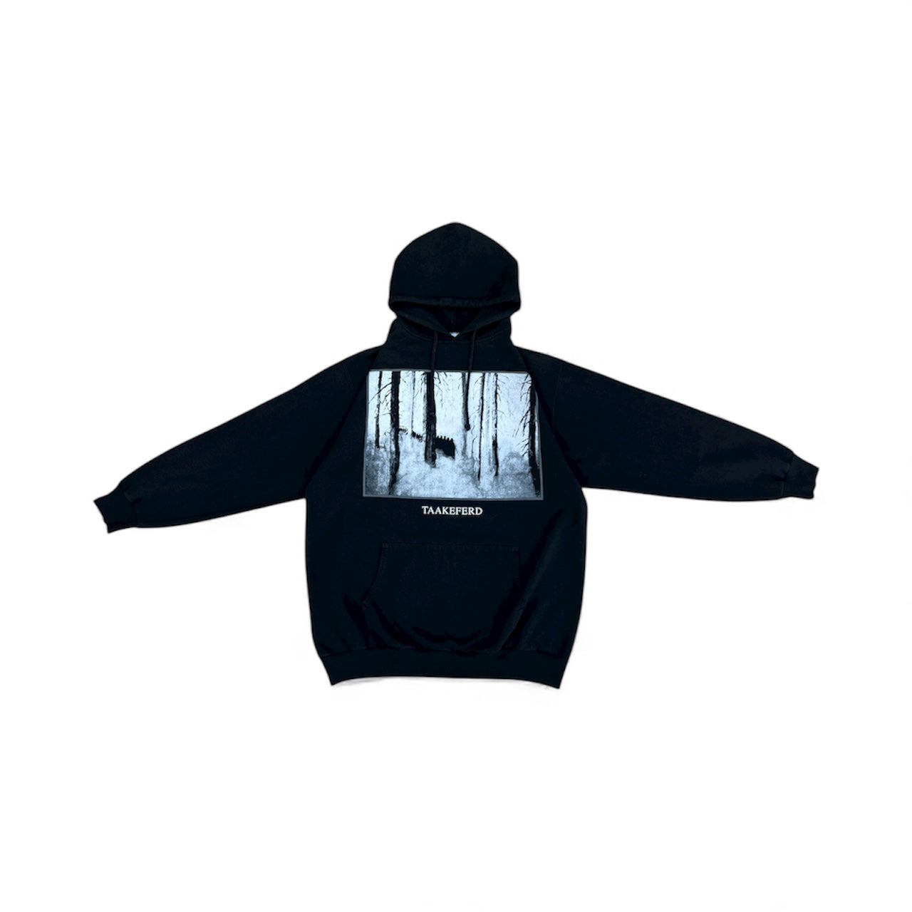 1990s Darkthrone "Taakeferd" Band Hooded Sweatshirt