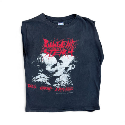 1990s Pungent Stench "Been Caught Buttering" Cutoff Band Tee