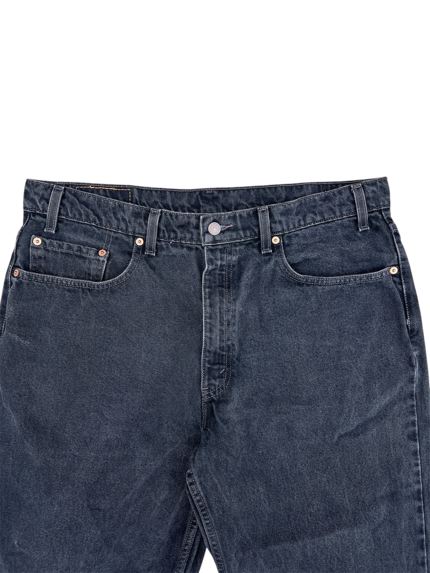 1990s Vintage Levi's 550 Black Jeans