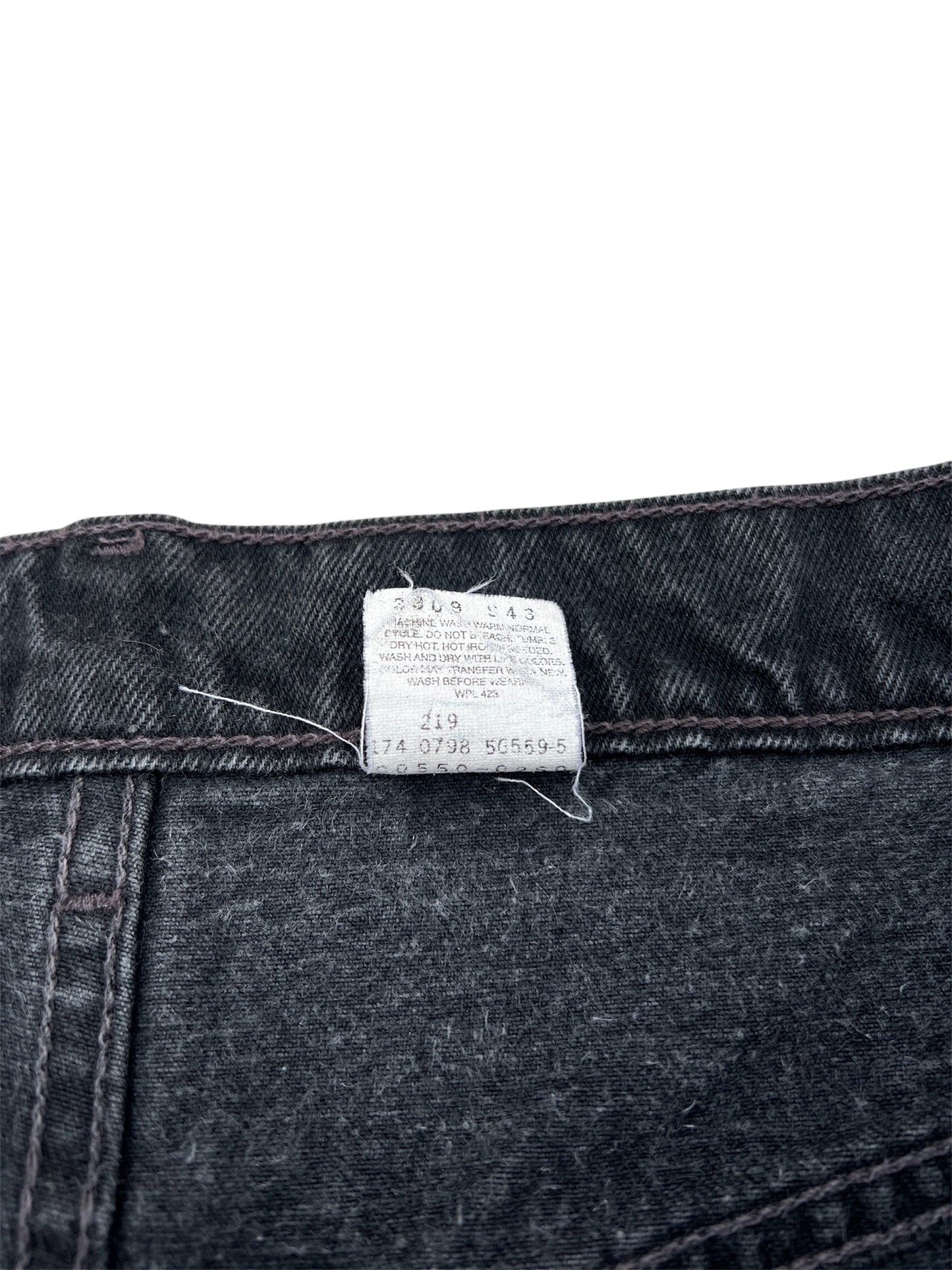 1990s Vintage Levi's 550 Black Jeans