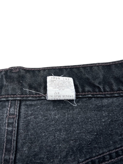 1990s Vintage Levi's 550 Black Jeans