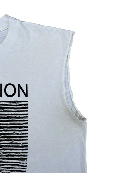1990s Joy Division "Unknown Pleasures" Cutoff Band Tee